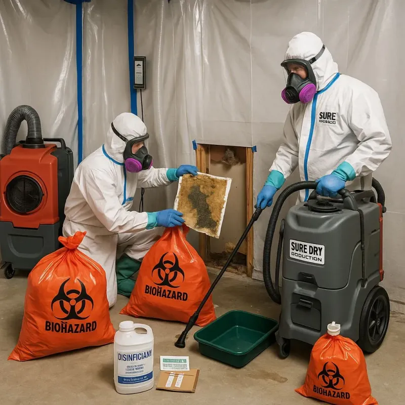 Contaminated Water Handling Protocols process in Cherryvale, KS